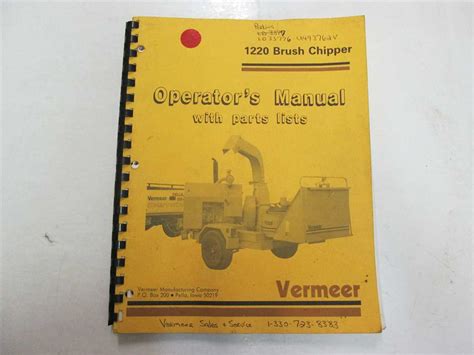 vermeer parts manual online